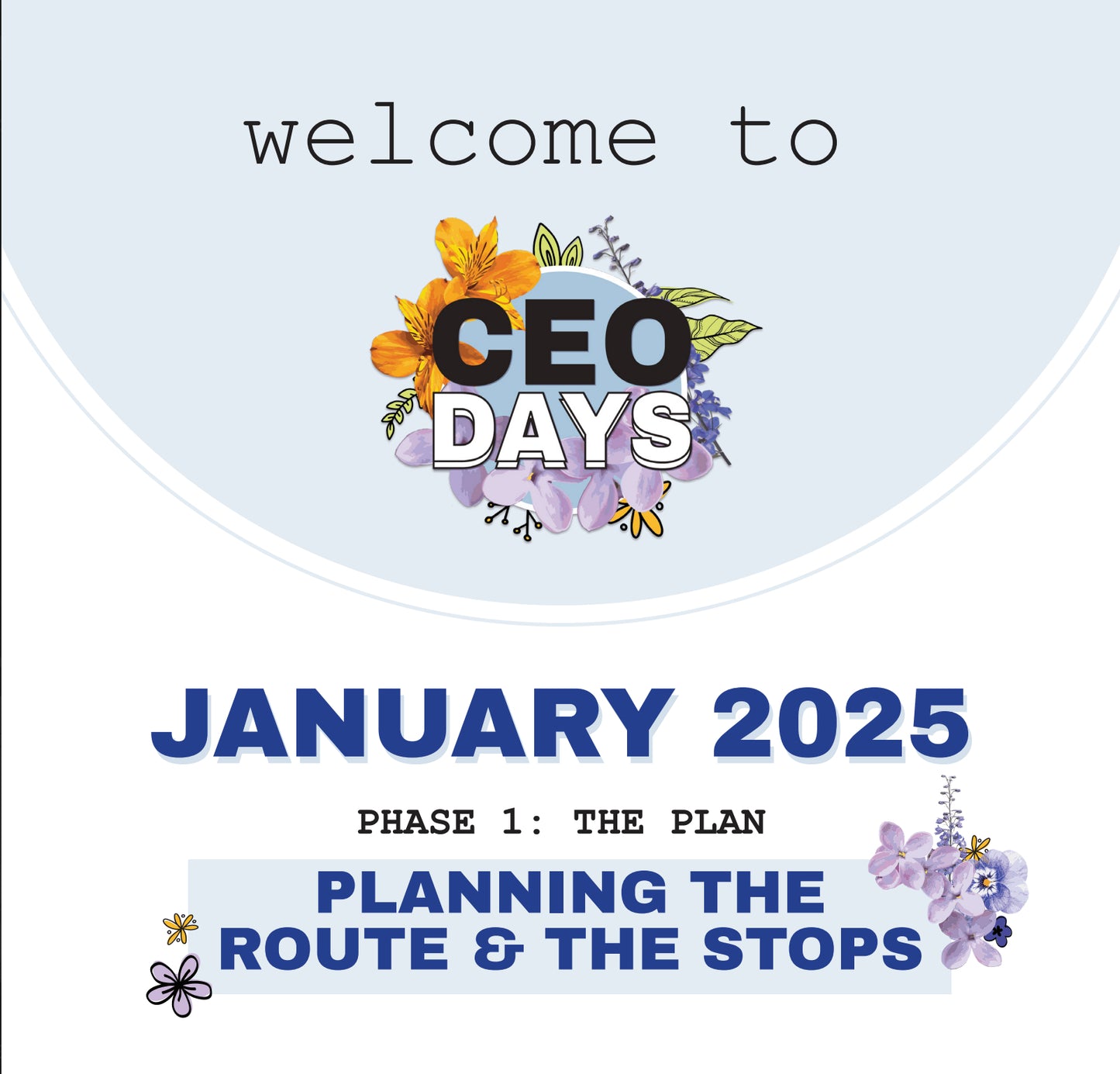 January CEO Day™️: Planning the Route & The Stops Digital Workbook