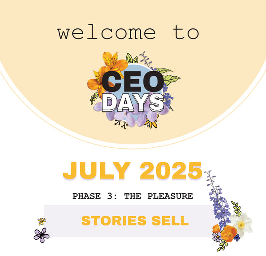 July CEO Day™️: Stories Sell