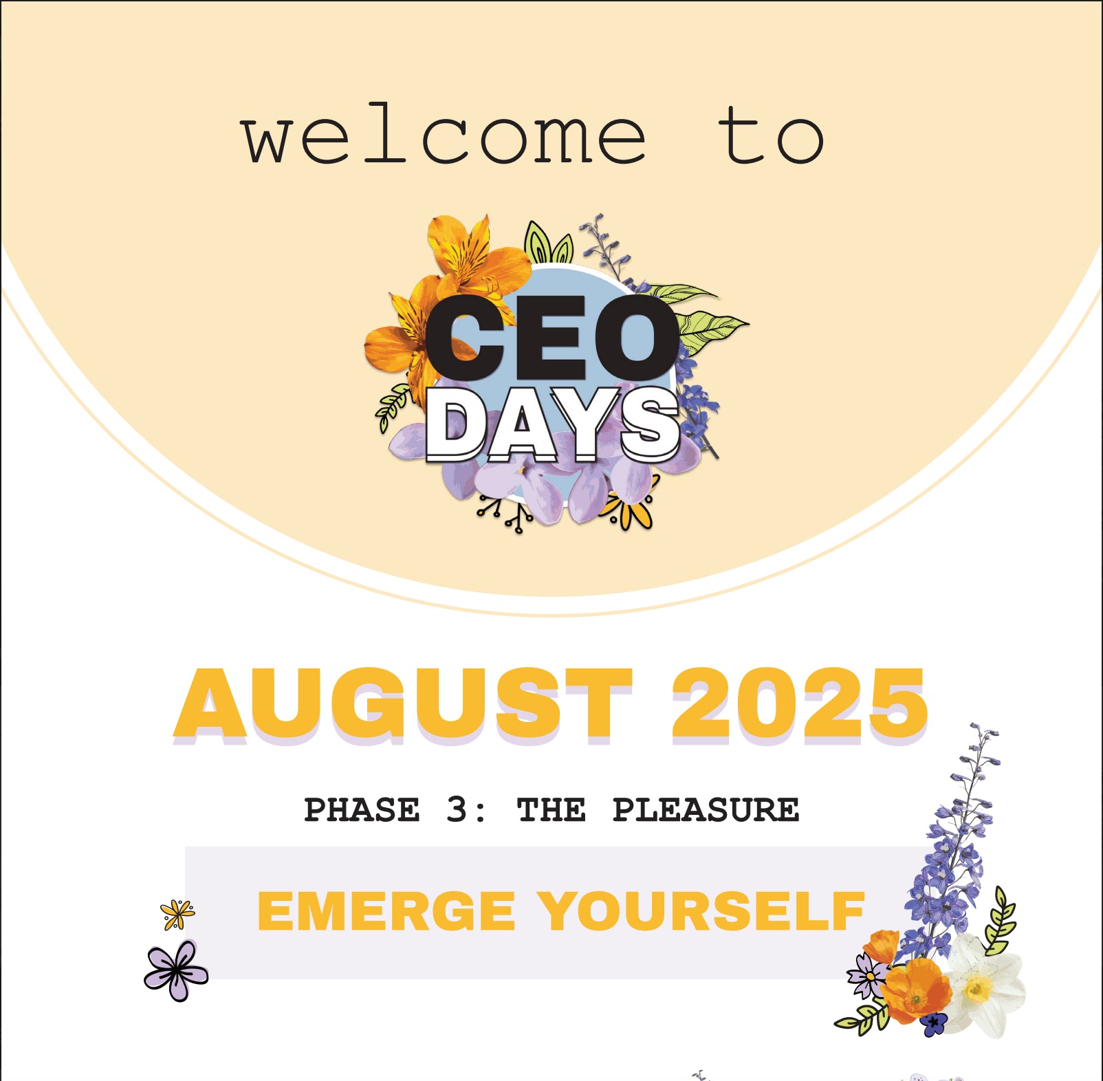 August CEO Day™️: Emerge Yourself