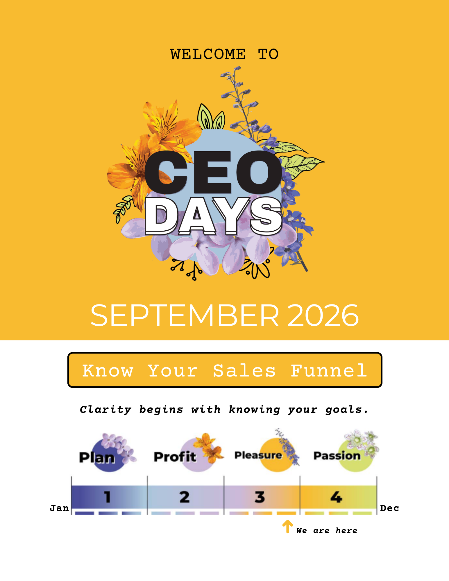 September CEO Days™️:  Know Your Sales Funnel